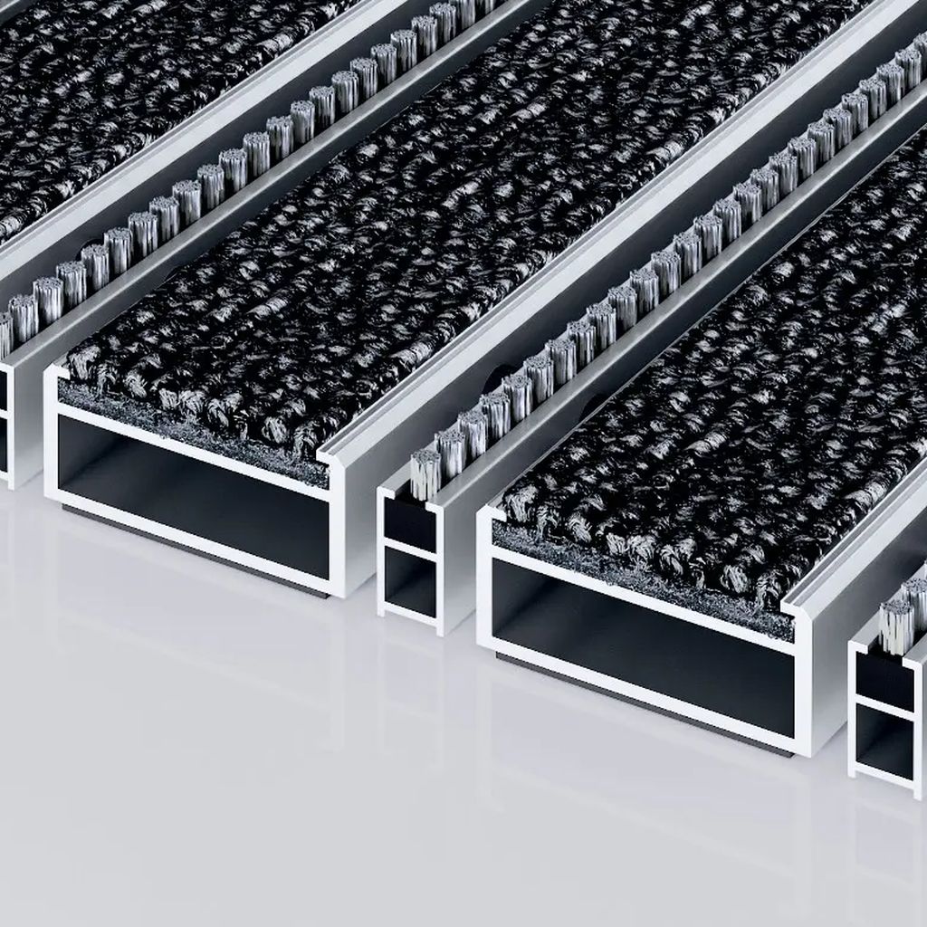 EMCO Eingangsmatte Marschall Premium PSL Care mit Bürstenleiste