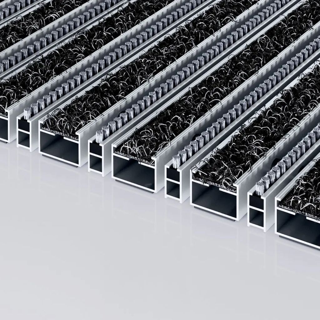 EMCO Eingangsmatte DIPLOMAT Premium P Outdoor mit Bürstenleiste