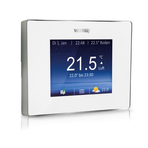 Warmup® 4iE Design-Thermostat | Vom Smartphone/Tablet/Computer steuerbar