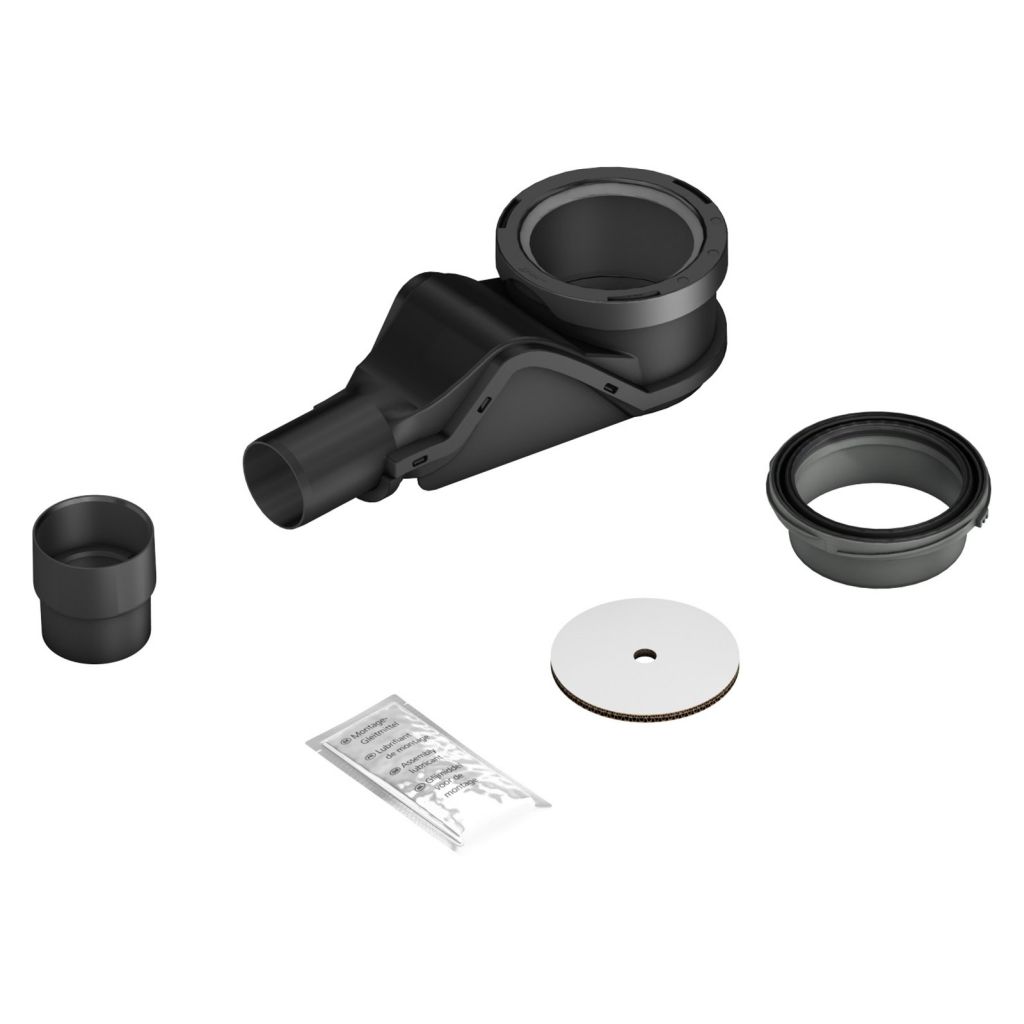 wedi Fundo Wave Ablauf | waagerecht DN 50