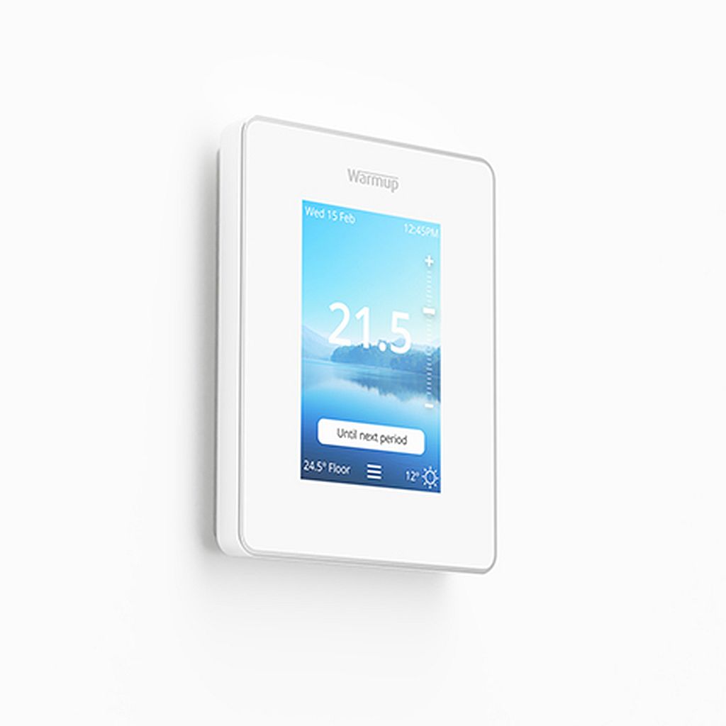 Warmup® 6iE WLAN Design-Thermostat | Vom Smartphone/Tablet/Computer steuerbar