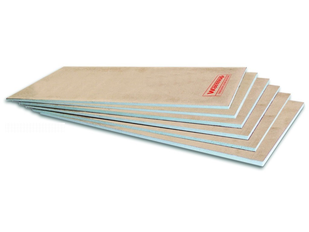 Warmup® Isolierplatten INSBOARD BESCHICHTET in 6 mm Stärke