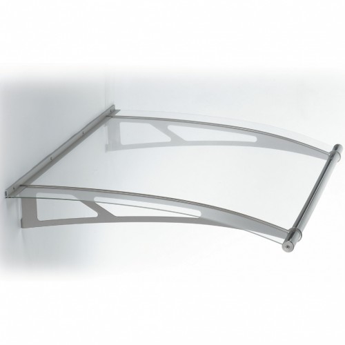 Schulte LT-Line Pultbogenvordach XL 2050 | Acrylglas 6 mm